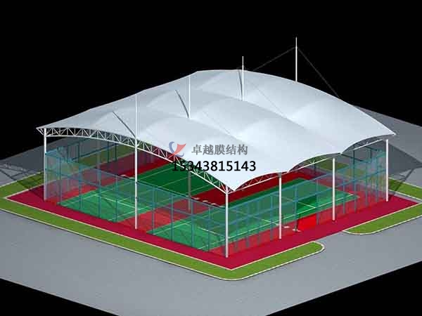 朝陽市籃球場(chǎng)膜結(jié)構(gòu)罩棚【設(shè)計(jì)施工】